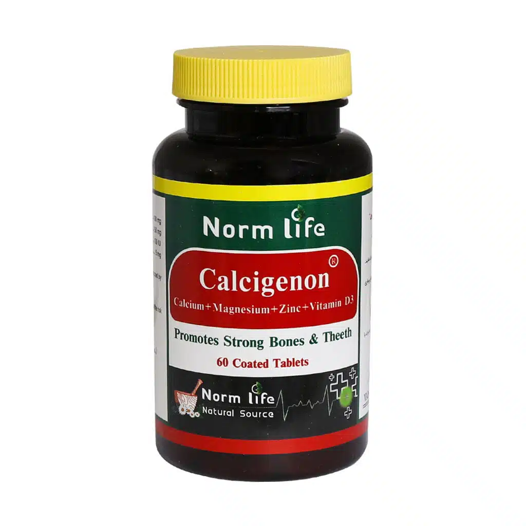 norm-life-calcigenon-60-tablets.jpg.webp قرص روکش دار کلسی ژنون نورم لایف 60 عدد