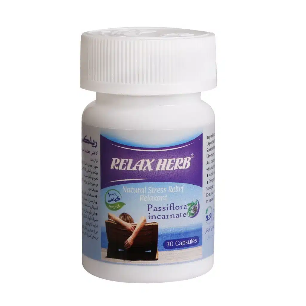Behta-Darou-Relax-Herb-30-Capsules.jpg.webp کپسول ریلکس هرب بهتا دارو 30 عدد