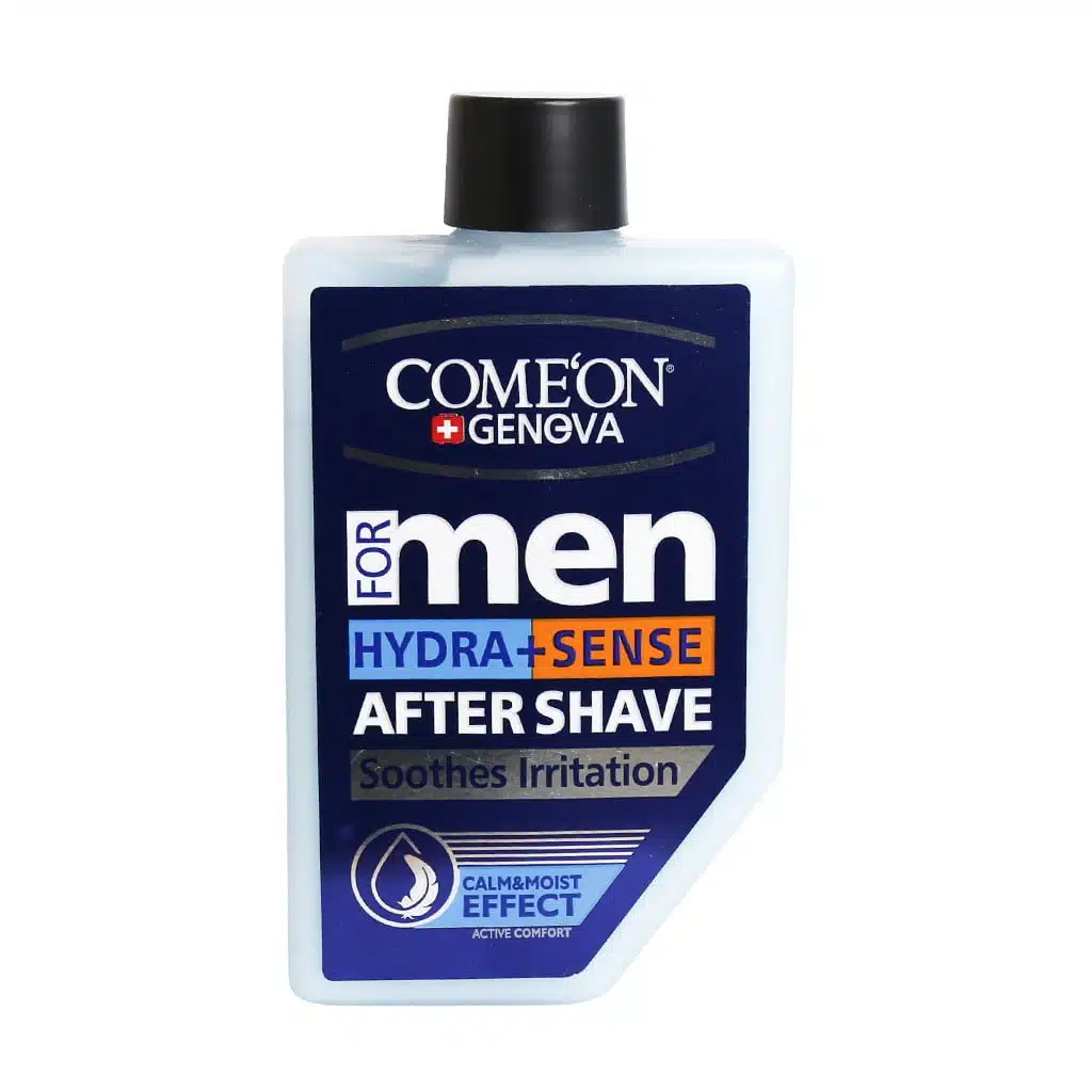 Comeon-After-Shave-Hydra-And-Sense-For-Men-260-ml.jpg.webp ژل افتر شیو مردانه دو در یک کامان با خاصیت رطوبت رسان و ضد حساسیت 260 میلی لیتر