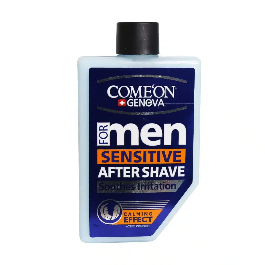 Comeon-Ensitive-After-Shave-For-men-260-ml.jpg.webp ژل افتر شیو مردانه کامان مخصوص پوست خشک و حساس 260 میلی لیتر