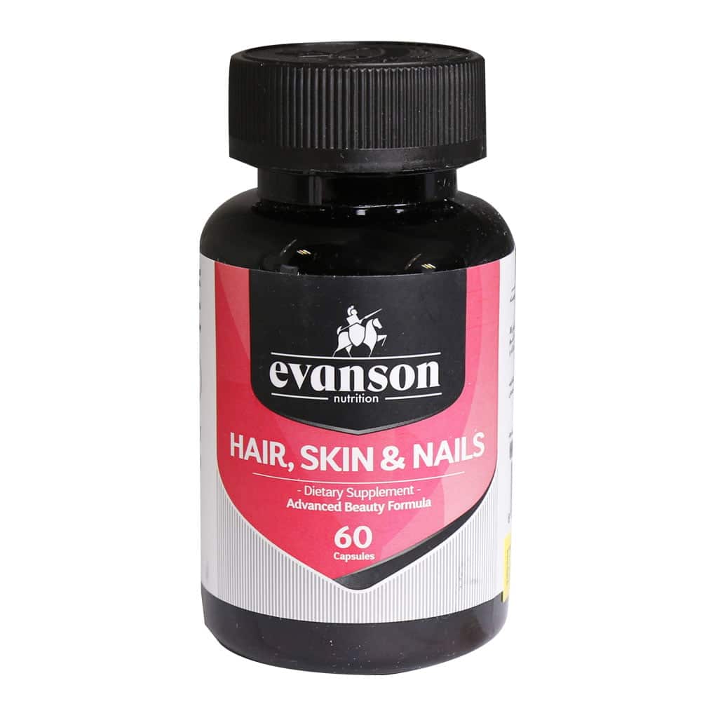 Evanson Nutrition Hair Skin & Nails 60 Caps کپسول هیر اسکین اند نیلز اونسن نوتریشن