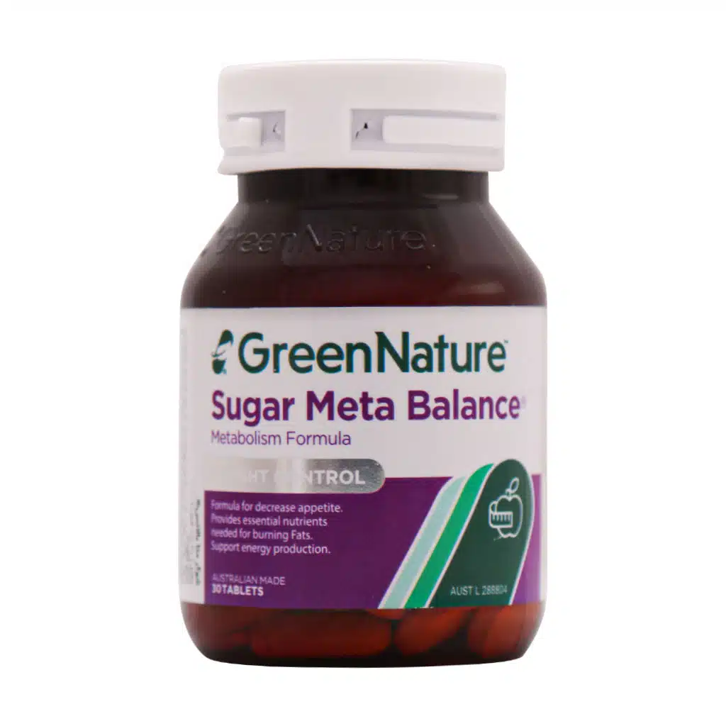 Green-Nature-Sugar-Meta-Balance-Tabs.jpg.webp قرص شوگر متا بالانس گرین نیچر 30 عدد