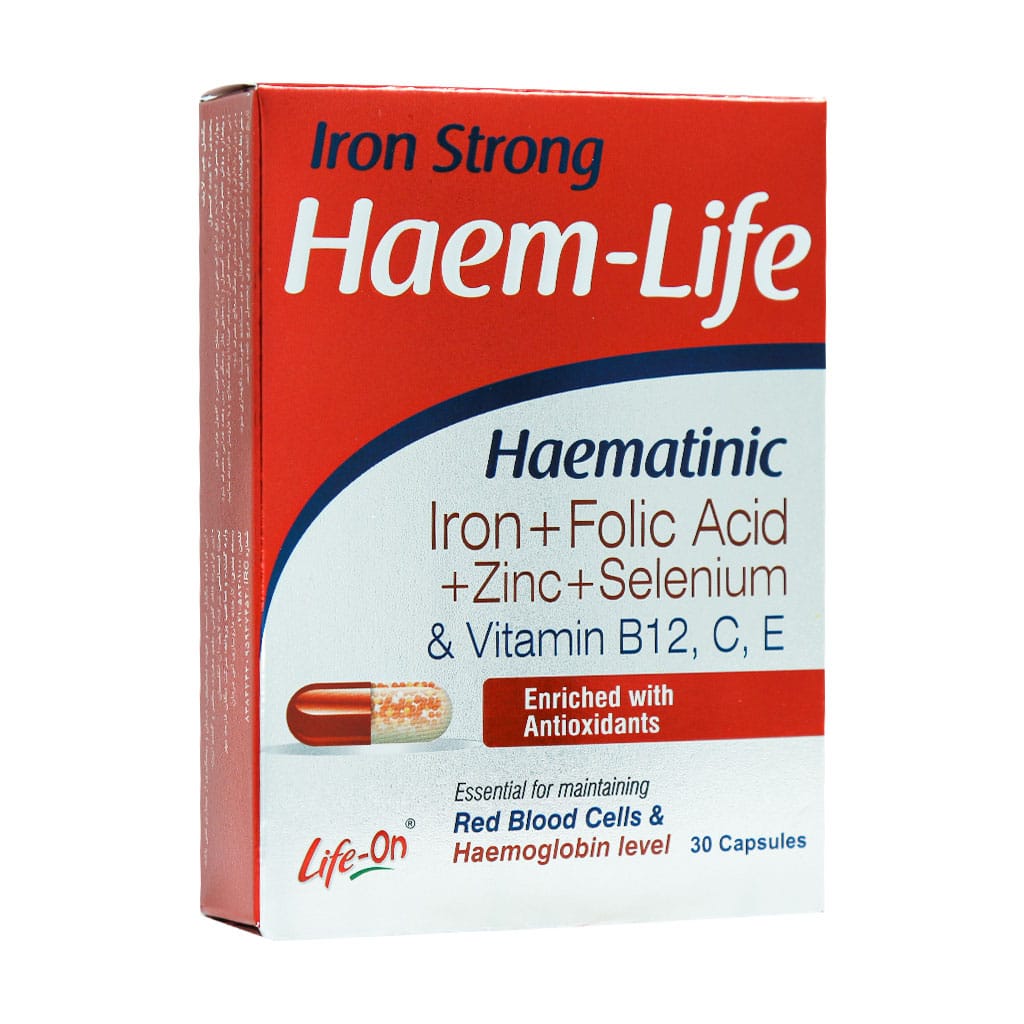 Life-On-Haem-Life-30-Capsules قیمت کپسول هم لایف لایف آن