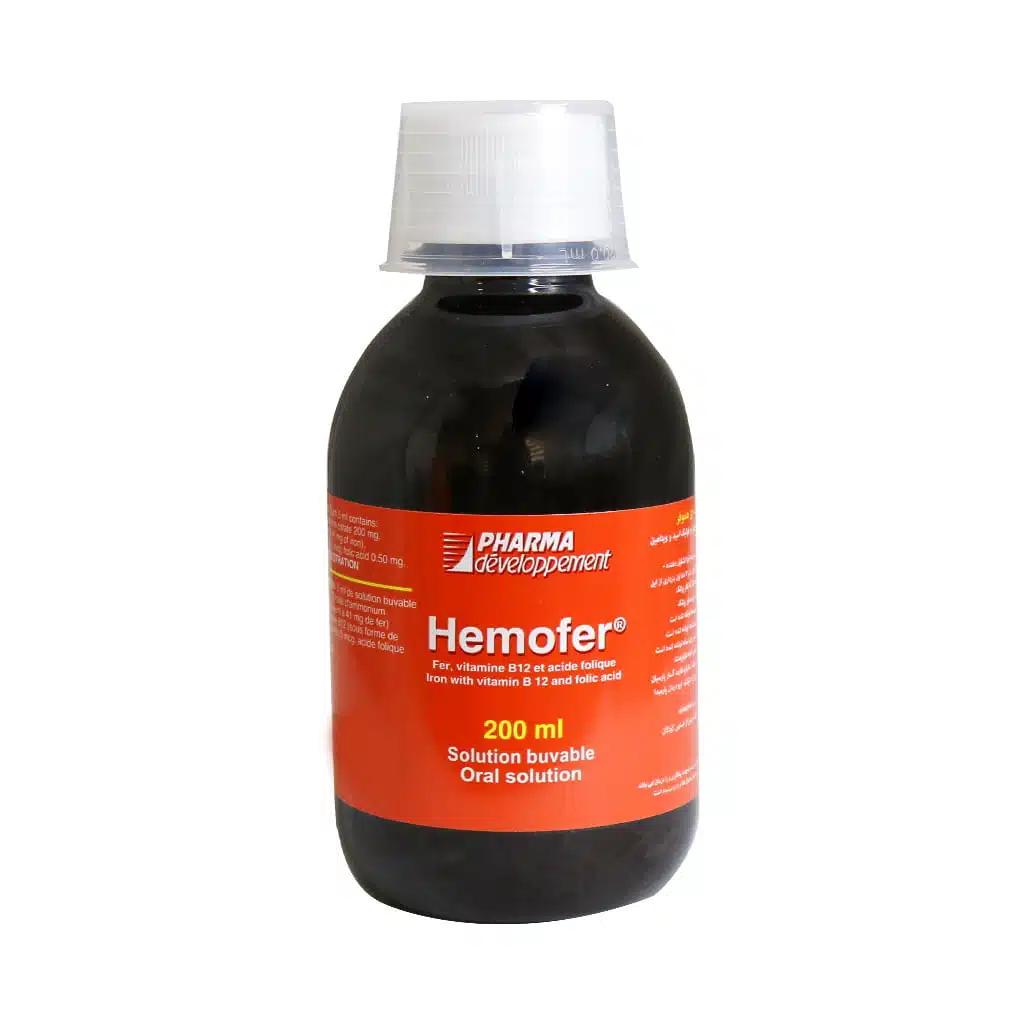 Pharma-Developpement-Hemofer-Oral-Solution-200-ml.jpg.webp شربت هموفر فارما دولوپمنت پیشگیری و درمان کم خونی 200 میلی لیتر