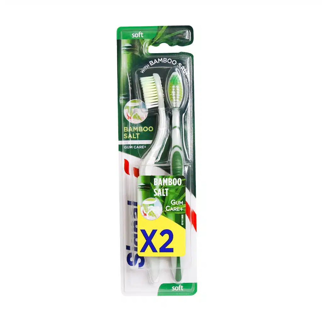 Signal-Bambo-salt-X2-Tooth-brush-2-pcs.jpg.webp پک 2 تایی مسواک بامبو سالت سیگنال