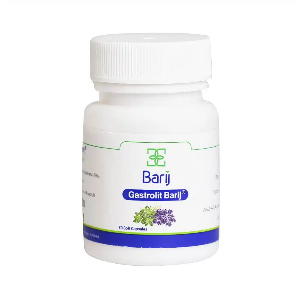 Barij-Essence-Gastrolit-30-Capsules.jpg.webp کپسول نرم گاسترولیت باریج اسانس 30 عدد