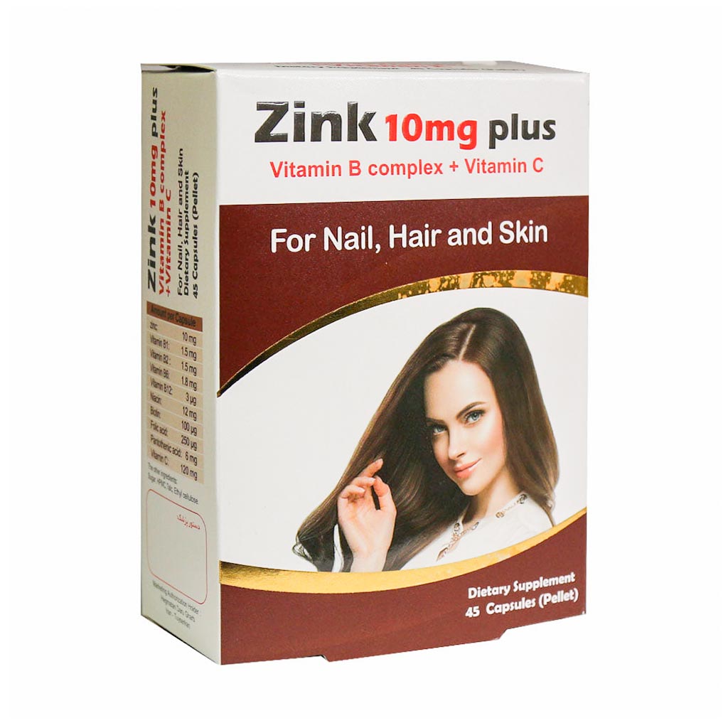 Hegmatan-Daru-Gharb-Zink-10-Mg-Plus-Vitamin-B-Complex کپسول زینک پلاس ب کمپلکس