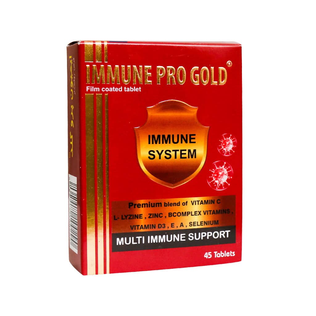 Multi Normal Immune Pro Gold 45 Tablets قرص تقویت سیستم ایمنی ایمیون پروگلد مولتی نرمال