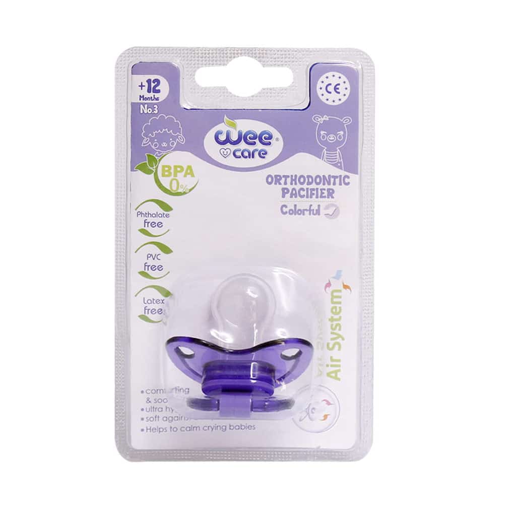 Wee Care Orthodontic Pacifier Code p109 +12 Months پستانک ارتودنسی وی کر کد p109
