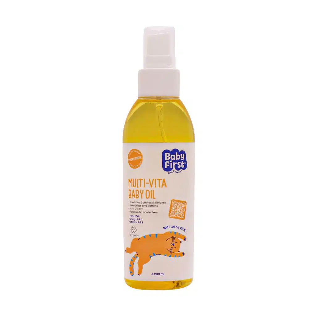 Baby-First-Multi-Vita-Baby-Oil-200-ml-1.jpg.webp روغن بچه ویتامینه بیبی فرست 200 میلی لیتر