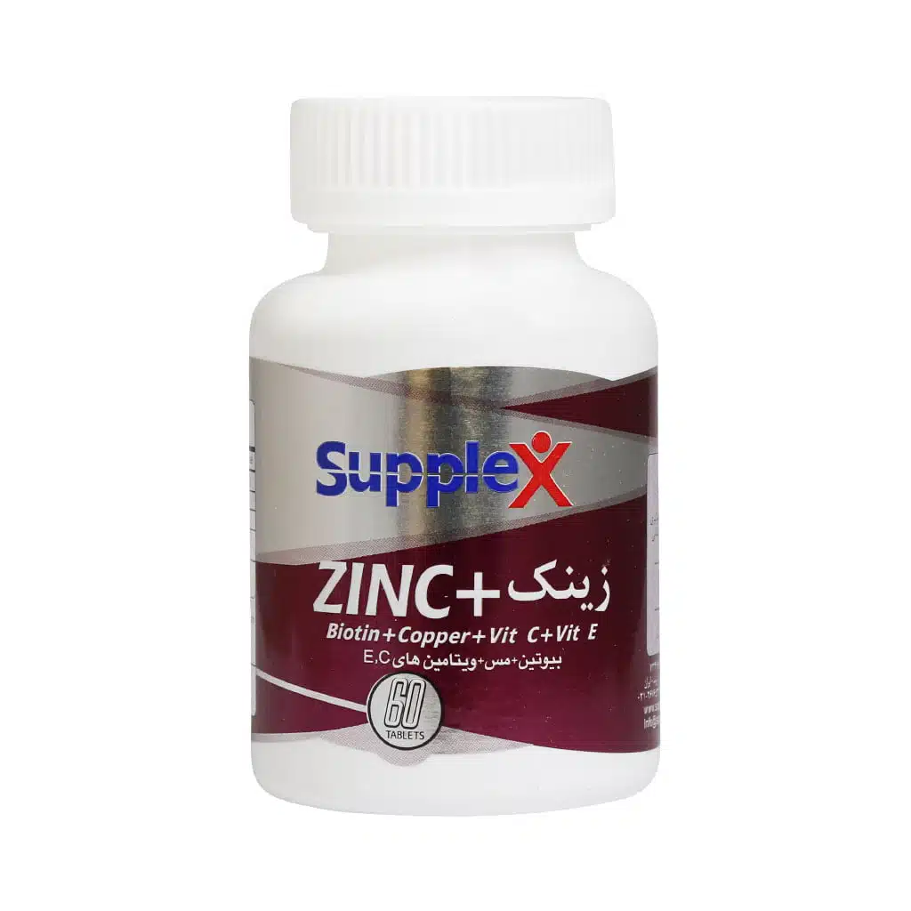 Supplex-Zinc-Plus-60-Tablets-1.jpg.webp قرص زینک پلاس ساپلکس 60 عدد