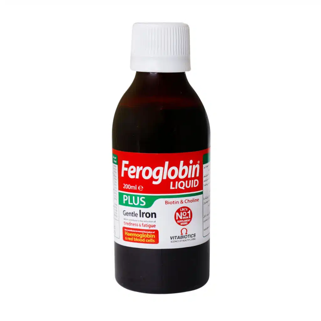 Vitabiotics-Feroglobin-Plus-Liquid-200-ml-2.jpg.webp شربت فروگلوبین پلاس ویتابیوتیکس
