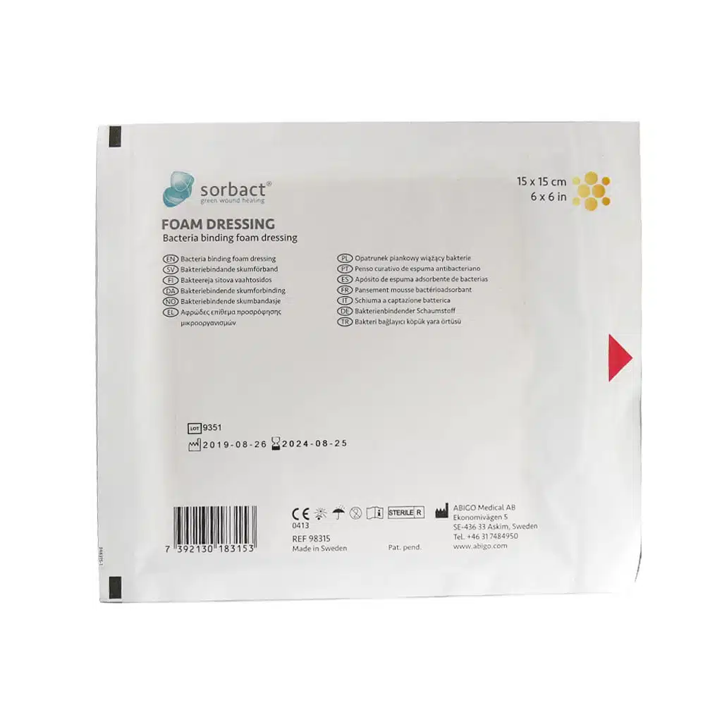 Sorbact-Foam-Dressing.jpg.webp پانسمان فوم پلی اورتان سوربکت