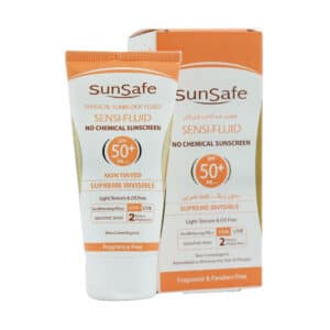 فلوئید ضد آفتاب SPF50+ فیزیکال سان سیف