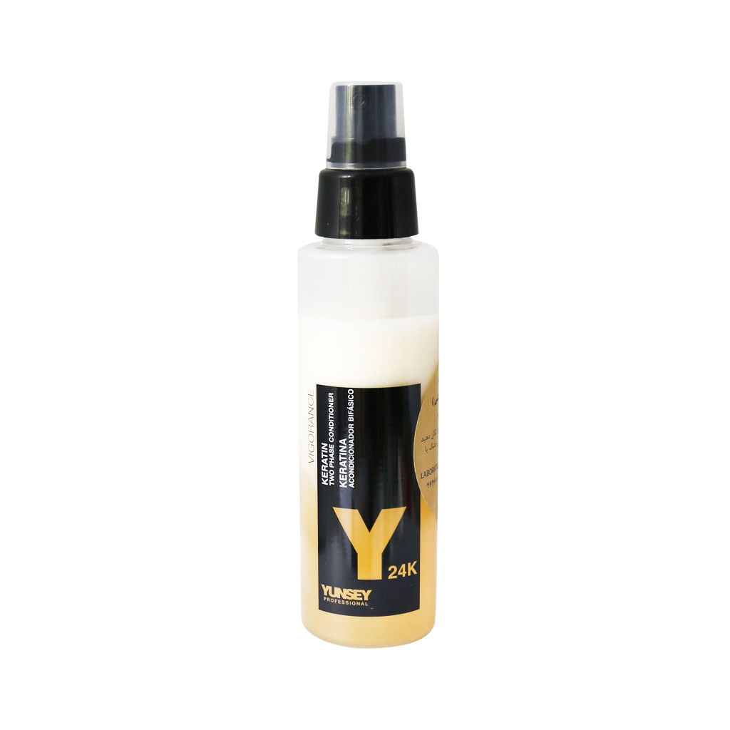 Yunsey-Professional-Gold-Two-Phase-Spray-100-ml اسپری دو فاز گلد یانسی ترمیم کننده و تقویت کننده مو