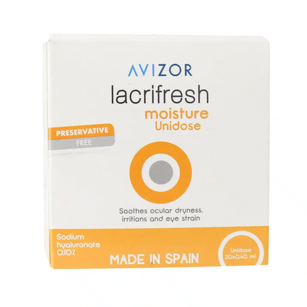 Avizor-Lacrifresh-Moisture-Eye-Drop-20-Vials.-1.jpg.webp ویال اشک مصنوعی لکری فرش آویزور 20 عدد