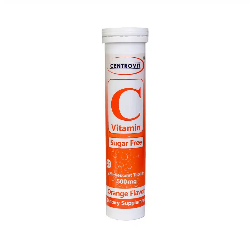 Centrovit-Vitamin-C-500-mg-20-Effervescent-Tablets.jpg.webp قرص جوشان ویتامین C 500 میلی گرم سنتروویت 20 عدد