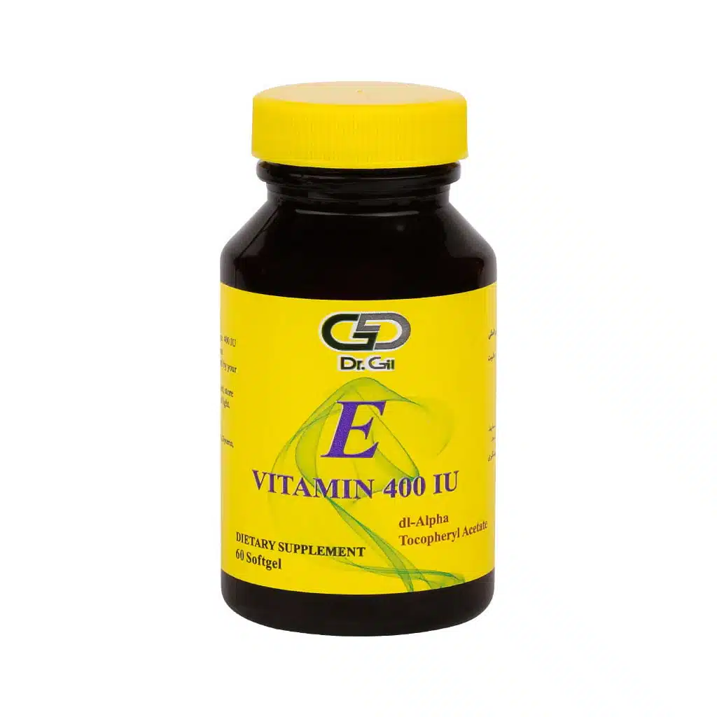 Dr-Gil-Vitamin-E-400-IU-60-Tablets.jpg.webp سافت ژل ویتامین E 400 واحد دکتر گیل 60 عدد