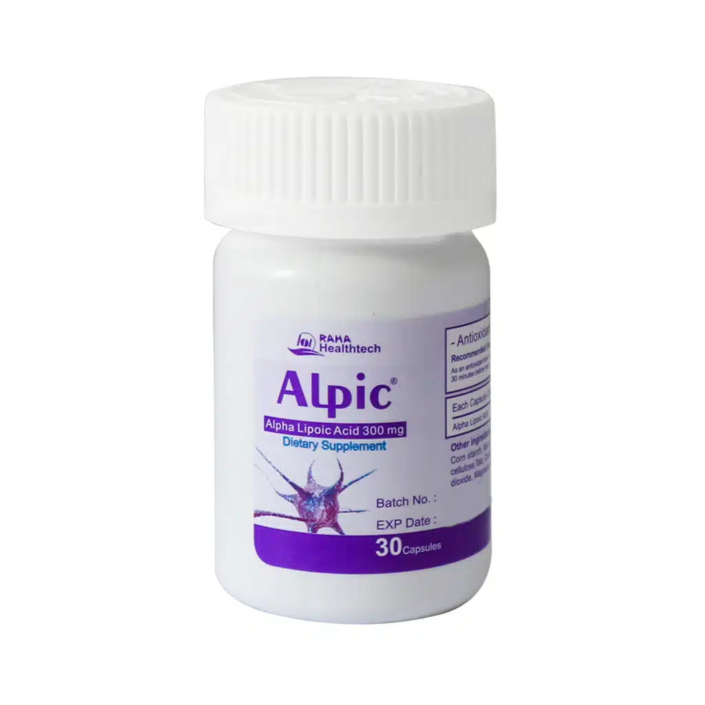 Raha-Alpic-300-Mg-30-Caps.jpg.webp کپسول آلپیک 300 میلی گرم رها 30 عدد