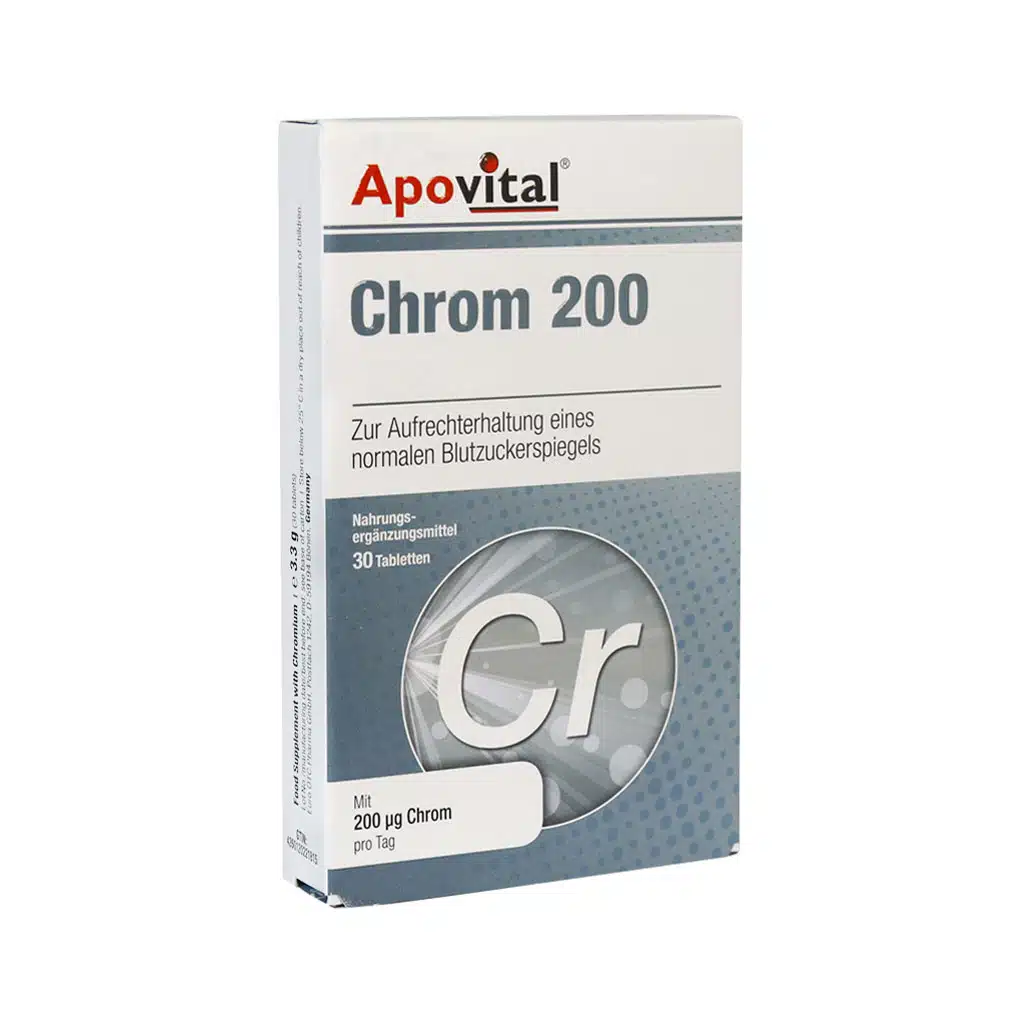 Apovital-Chrom-200-mcg-30-Tablets.jpg.webp قرص کروم 200 میکروگرم آپوویتال 30 عدد