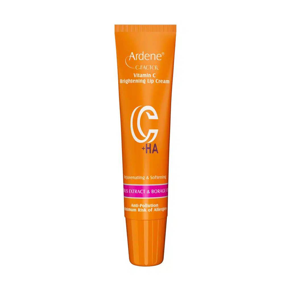 Arden-Vitamin-C-Brightening-Lip-Cream.jpg.webp کرم روشن کننده و محافظ لب حاوی ویتامین C سی فکتور آردن 12 میلی لیتر
