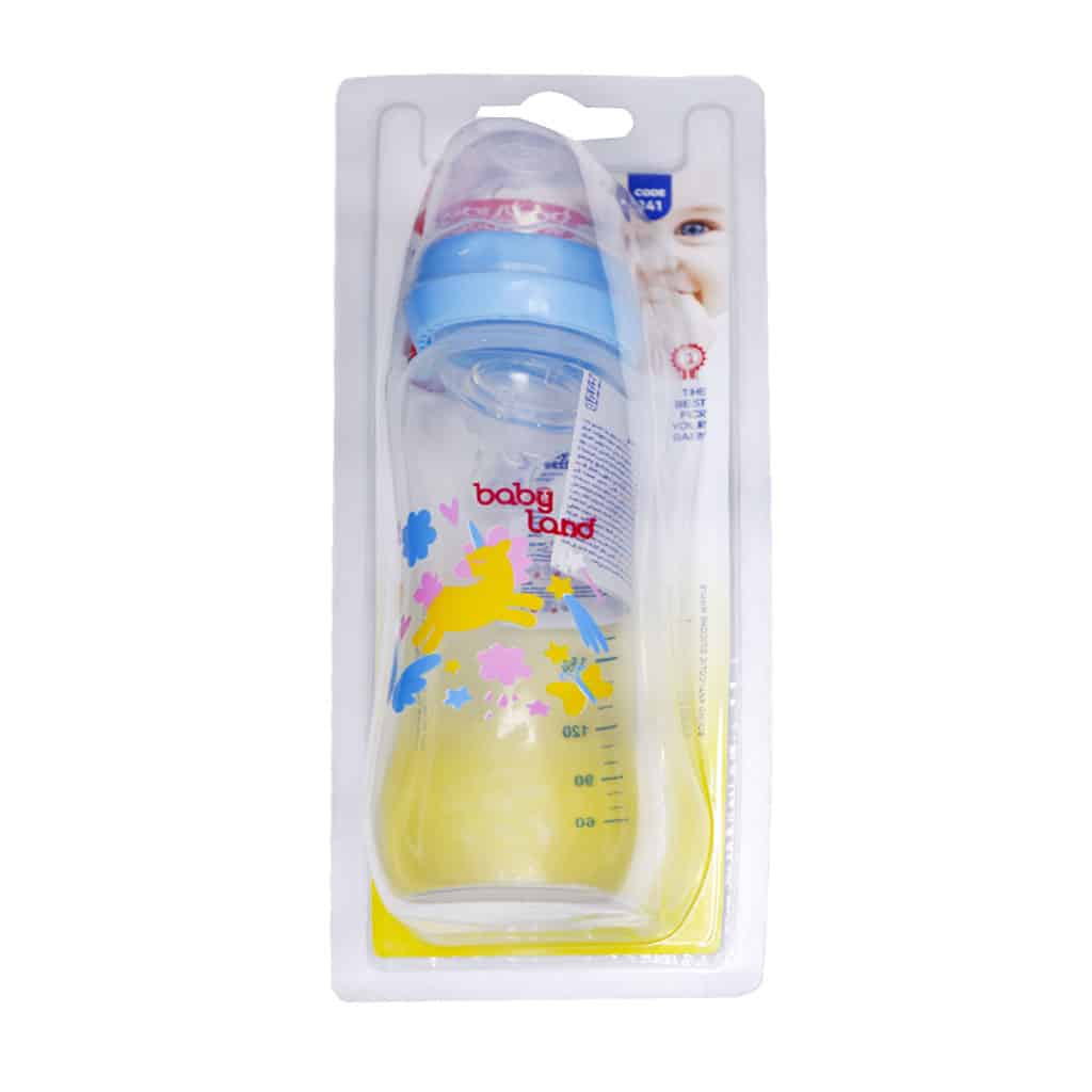 شیشه شیر آنتی کولیک بیبی لند کد 241-2 شیشه شیر آنتی کولیک بیبی لند