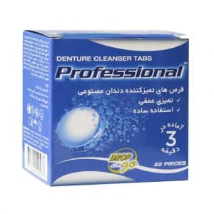 قرص تمیز کننده دندان مصنوعی دراپ اند گو