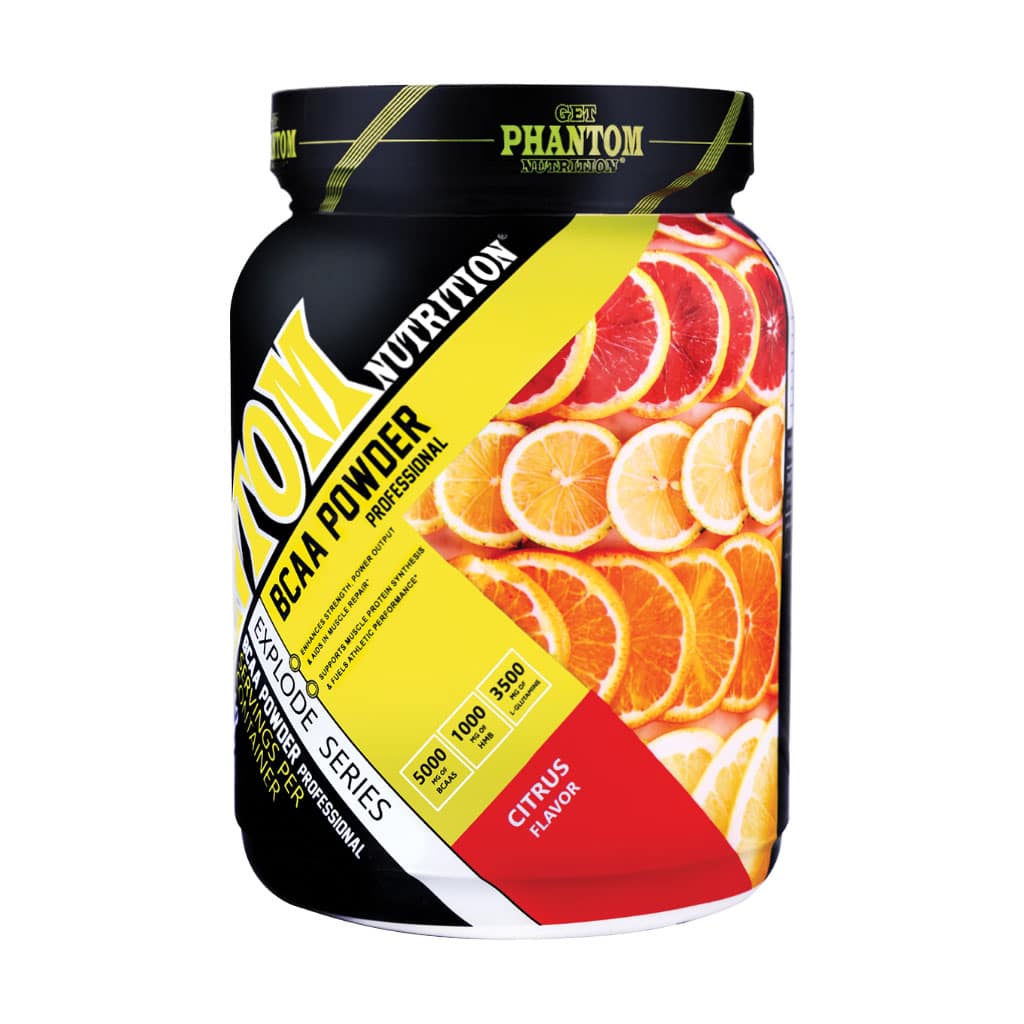 Phantom-Notrition-BCAA-Powder-Citrus-Flavor-600-g قیمت پودر بی سی ای ای فانتوم نوتریشن