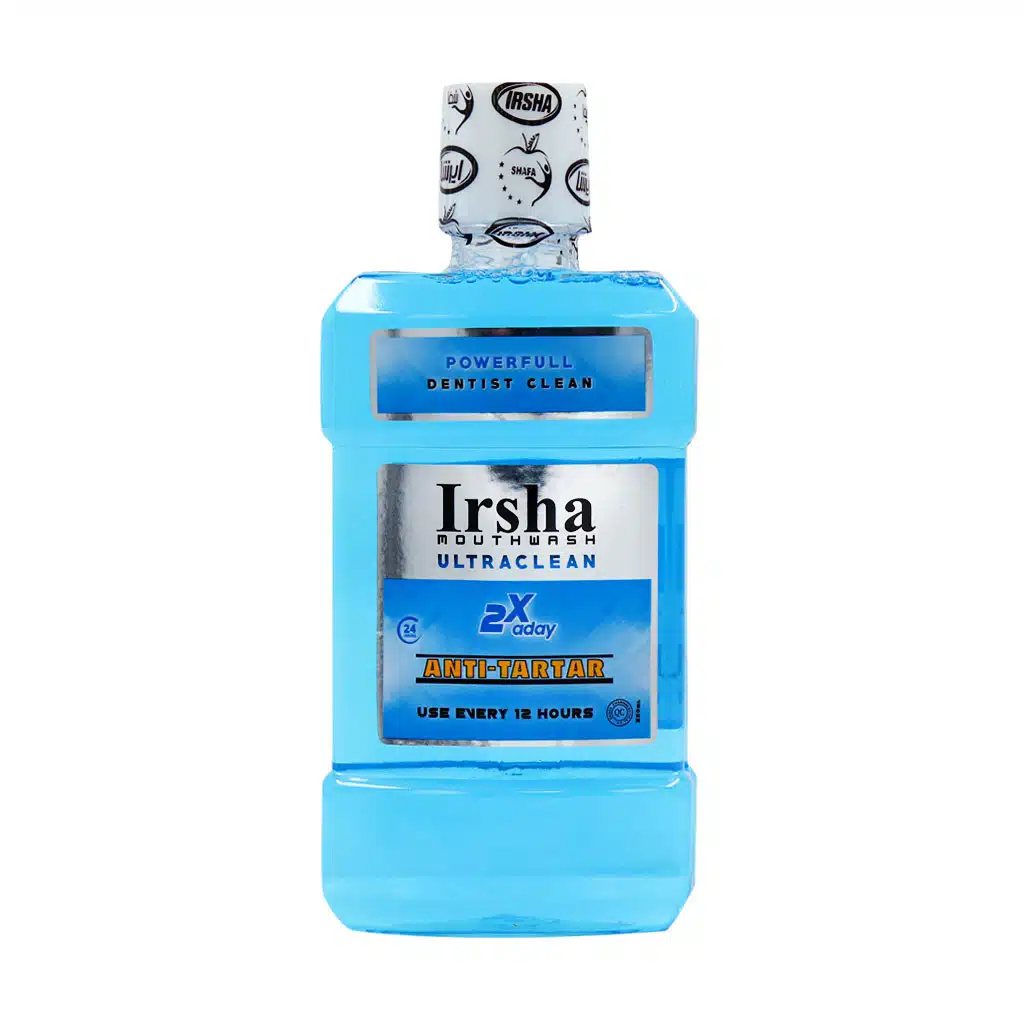 Irsha-Anti-Tartar-Mouthwash-250-ml.jpg.webp دهانشویه ضد عفونی کننده آنتی تار تار ایرشا 250 میلی لیتر