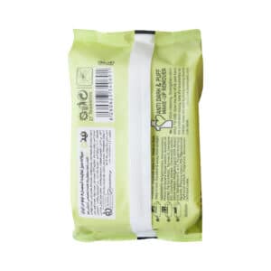 دستمال مرطوب پاک کننده آرایش ضد تیرگی و پف نینو