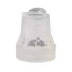 لاستیک ته عصا ساده رنگ سفید شفاف