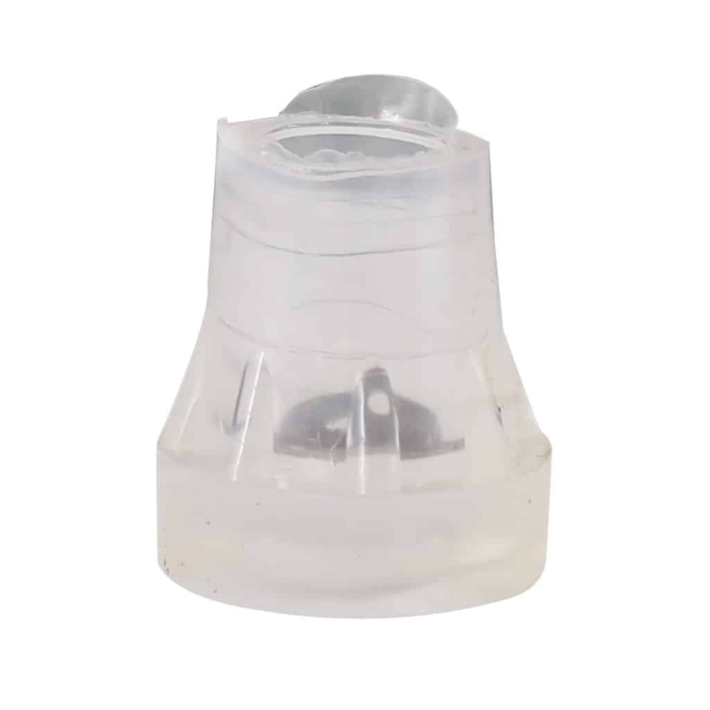 Rubber-and-Crutches لاستیک ته عصا ساده رنگ سفید شفاف