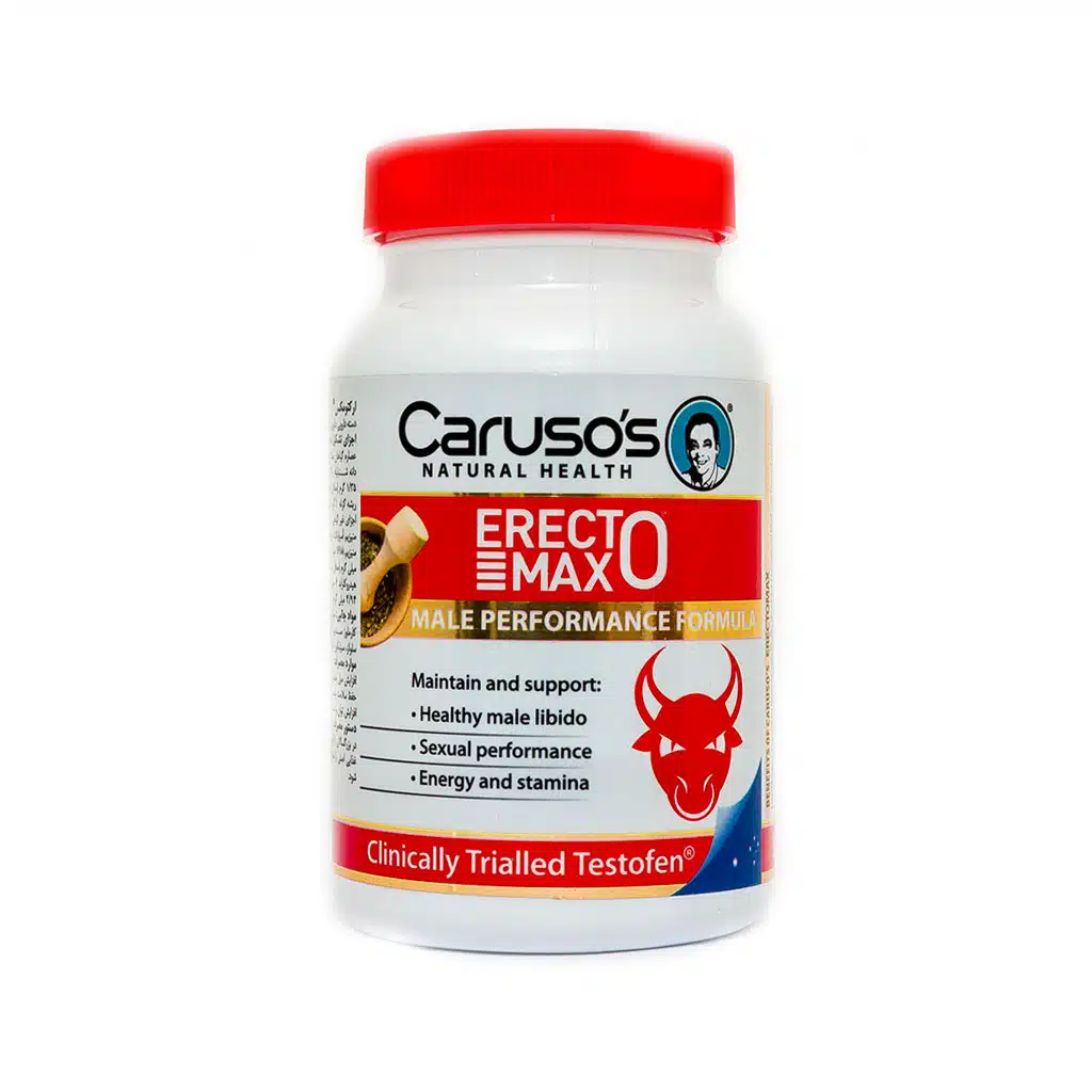 Carusos-Natural-Health-Erecto-Max-30-Tabs.jpg.webp قرص ارکتومکس کاروسوس نچرال هلث 30 عدد
