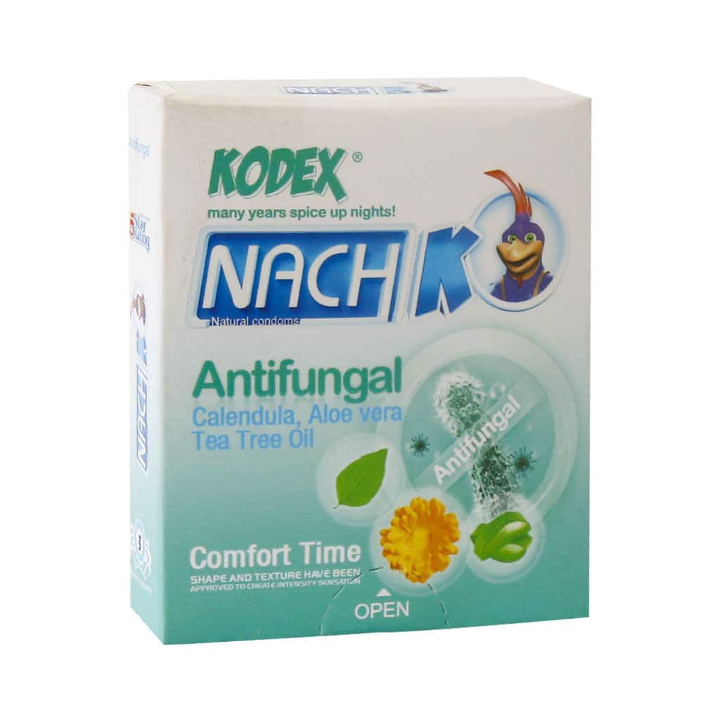 Nachkodex-Antifungal-Condoms-3-Pcs کاندوم کدکس مدل ضد قارچ