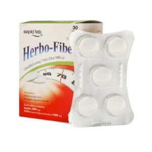قرص جویدنی مکیدنی هربو فیبر سپید طب