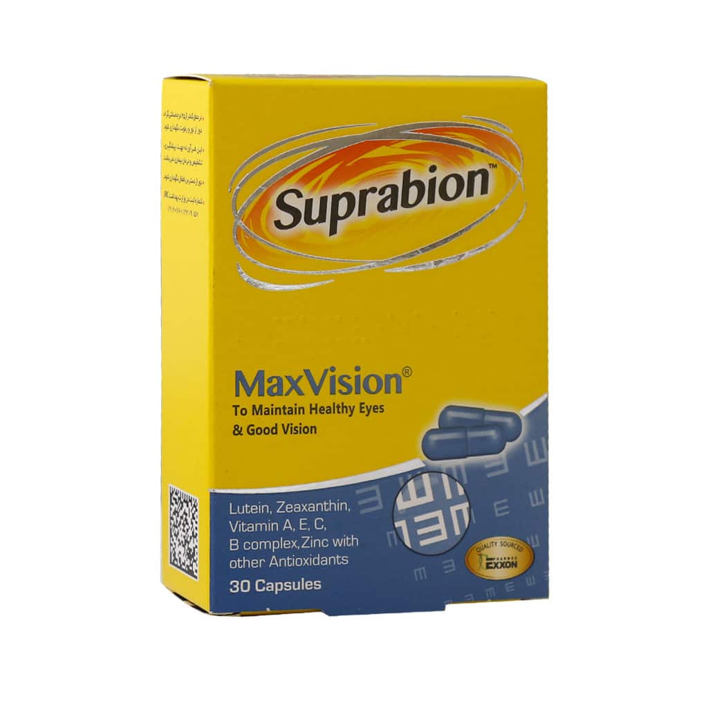 Suprabion-Max-Vision-30-Caps کپسول مکس ویژن سوپرابیون