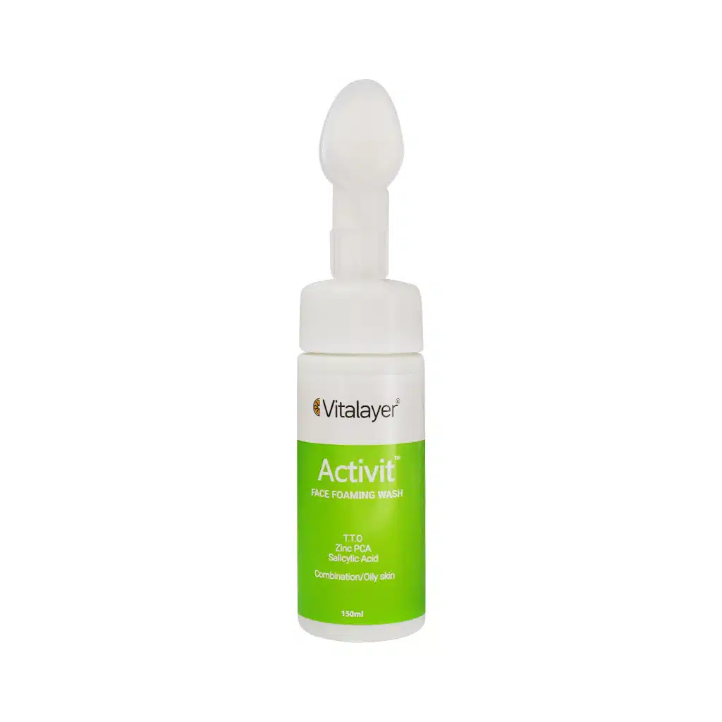Vitalayer-Activit-Face-Foaming-Wash.jpg.webp فوم شستشوی صورت اکتی ویت ویتالیر 150 میلی لیتر