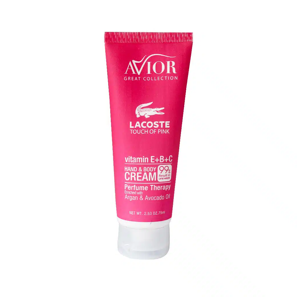 Avior-Hand-And-Body-Cream-Model-Lacoste-75-ml.jpg.webp کرم مرطوب کننده دست و بدن اویور مدل Lacoste حجم 75 میلی لیتر