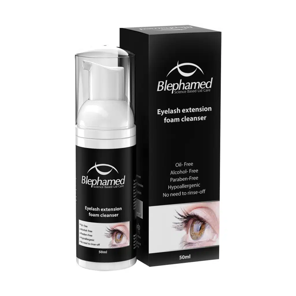 Blephamed-Eyelash-Extension-Foam-Cleanser.jpg.webp فوم پاک کننده آرایش بلفامد مخصوص مژه های اکستنشن 50 میلی لیتر