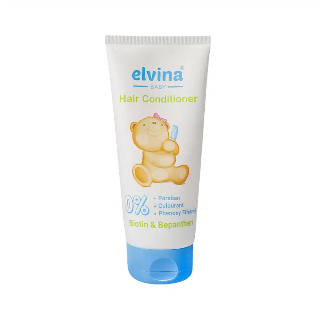 Elvina-Baby-Hair-Conditioner.jpg.webp نرم کننده موی سر کودک الوینا 200 میلی لیتر