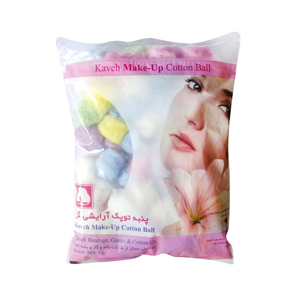Gol-Make-Up-Cotton-Ball-100-g پنبه توپک آرایشی گل