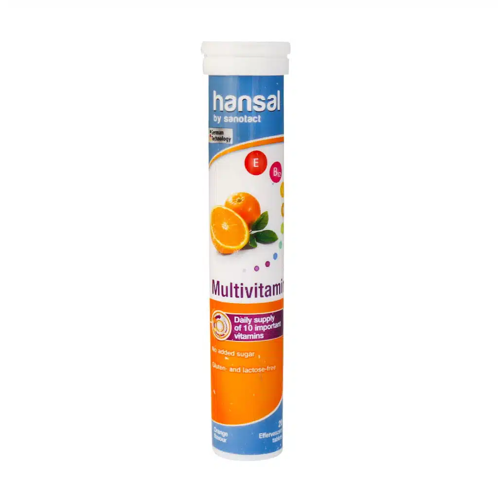 Hansal-Multivitamin-20-Effervescent-Tablets.jpg.webp قرص جوشان مولتی ویتامین هانسال 20 عدد