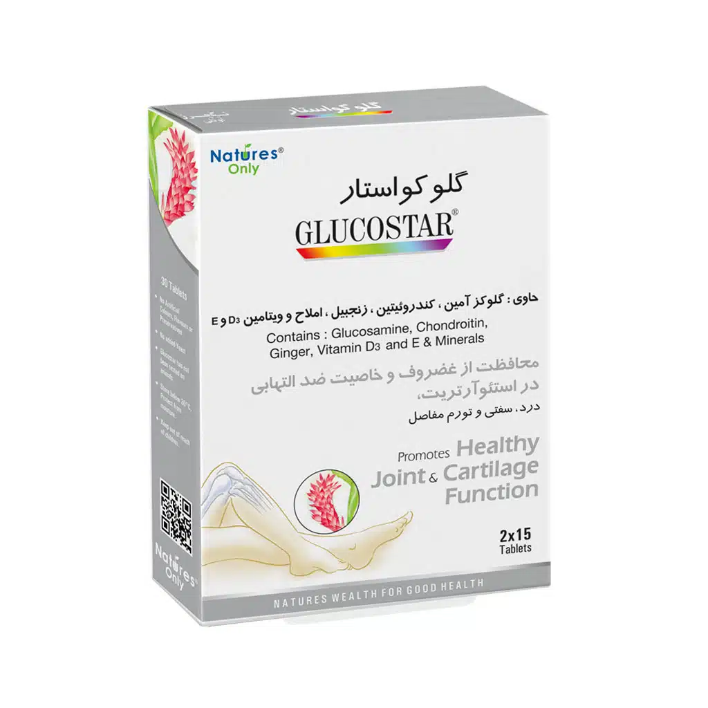 Natures-Only-Glucostar-30-Tablet.jpg.webp قرص گلوکواستار نیچرز اونلی 30 عدد