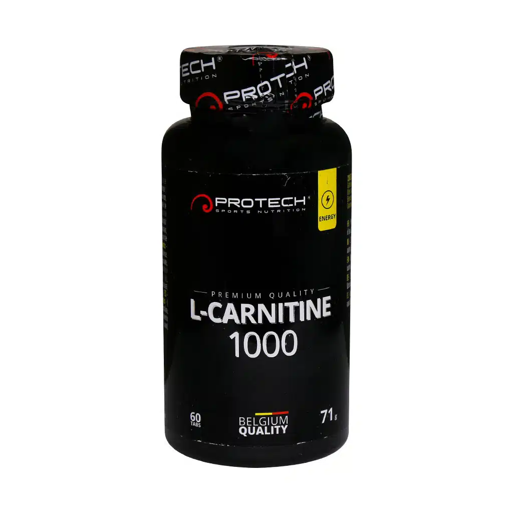 Protech-L-Carnitine-1000-60-Tabs.jpg.webp قرص ال کارنتین 1000 میلی گرم پروتک 60 عدد