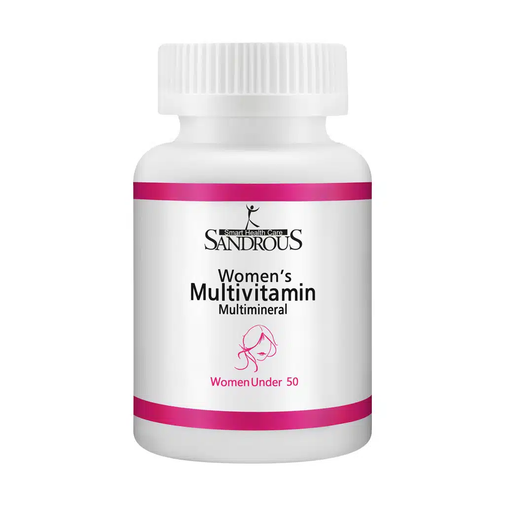 Sandrous-Multivitamin-Multimineral-Women-Under-50-60-Caps-1.jpg.webp کپسول مولتی ویتامین مولتی مینرال خانم های زیر 50 سال سندروس 60 عدد