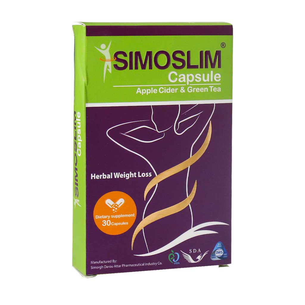 Simorgh-Darou-Attar-Simoslim-30-Caps کپسول لاغری سیمو اسلیم سیمرغ دارو عطار
