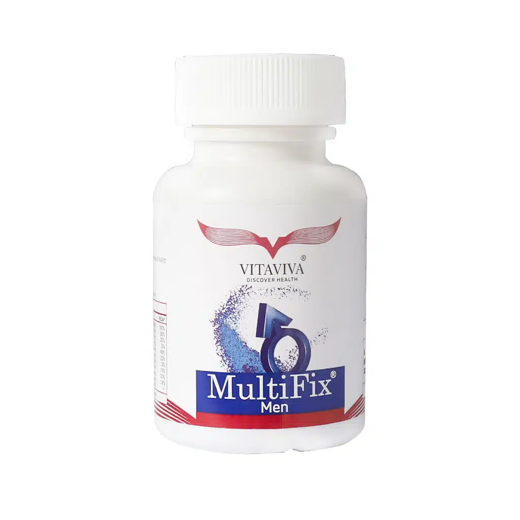 Vitaviva-Multifix-Men-60-Fc-Tablets.jpg.webp قرص روکشدار مولتی فیکس آقایان ویتاویوا 60 عدد