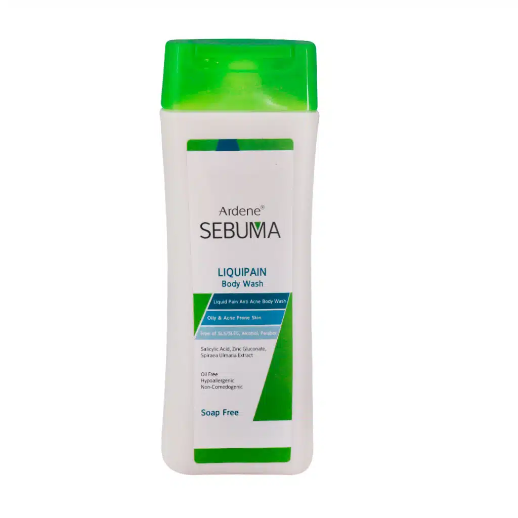 Ardene-Sebuma-Liquipain-Body-Wash-250-gr.jpg.webp مایع شوینده غیرصابونی بدن سبوما آردن مناسب پوست چرب 250 گرم