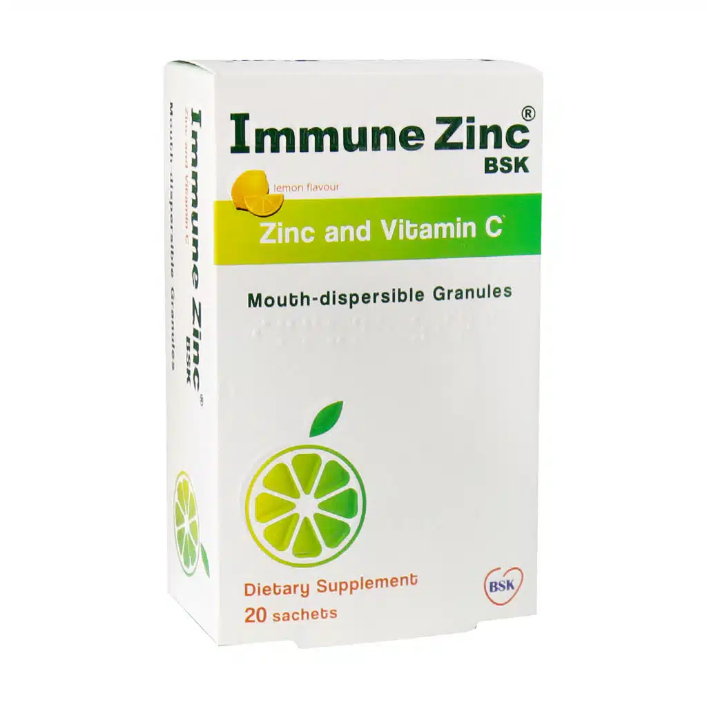 BSK-Immune-Zinc-20-Sachets.jpg.webp ساشه ایمیون زینک بی اس کی 20 عدد