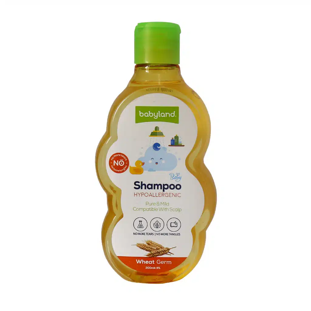 Babyland-Hypoallergenic-Wheat-Germ-200-Ml.jpg.webp شامپو بچه حاوی پروتئین جوانه گندم بیبی لند 200 میلی لیتر